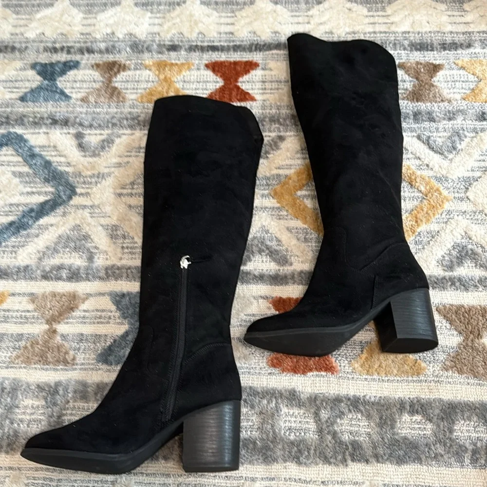 BP. Luke Black Over The Knee Boots Women’s 9